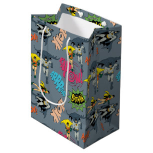 Sac Cadeau Moyen Batman Et Robin Motif Action