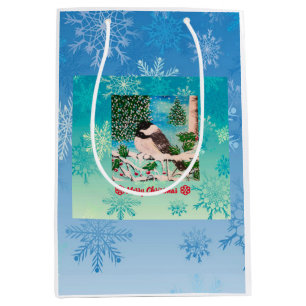 Sac Cadeau Moyen Bavardage de Noël