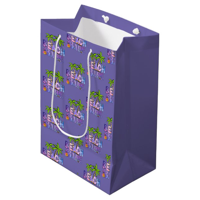Sac Cadeau Moyen Beach Babe (Devant Angle)