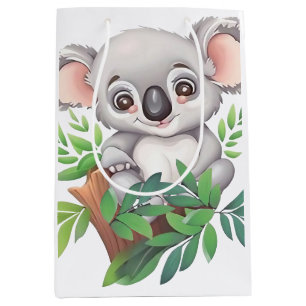 Sac Cadeau Moyen Bébé adorable Ours Koala
