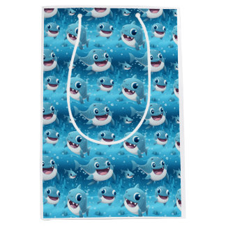 Sac Cadeau Moyen Bébé Shark Fun