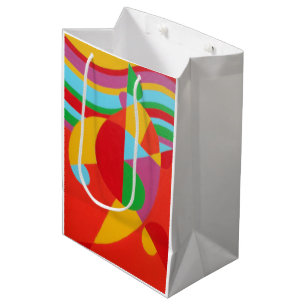 Sac Cadeau Moyen Belles et Vibrantes Couleurs !