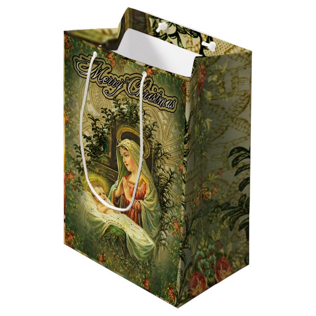 Sac Cadeau Moyen Béni (Devant Angle)