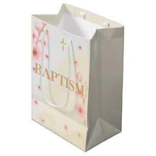 Sac Cadeau Moyen "Béni et baptisé : un jour pour se souvenir"