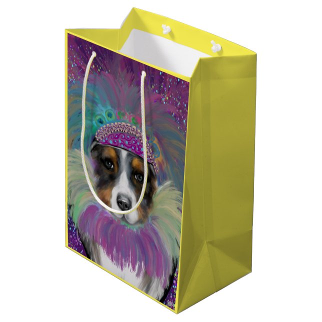 SAC CADEAU MOYEN BERGER AUSTRALIEN (Dos Angle)