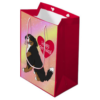 Sac Cadeau Moyen Bernese Mountain Dog Birthday