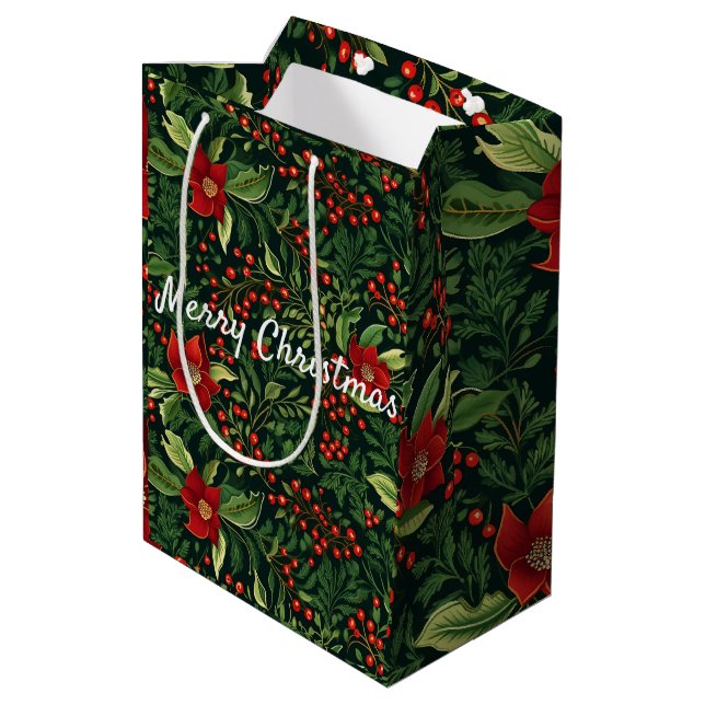 Sac Cadeau Moyen Berries de Christmas (Dos Angle)