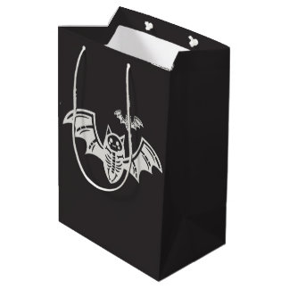 Sac Cadeau Moyen Black Elagant Halloween Party