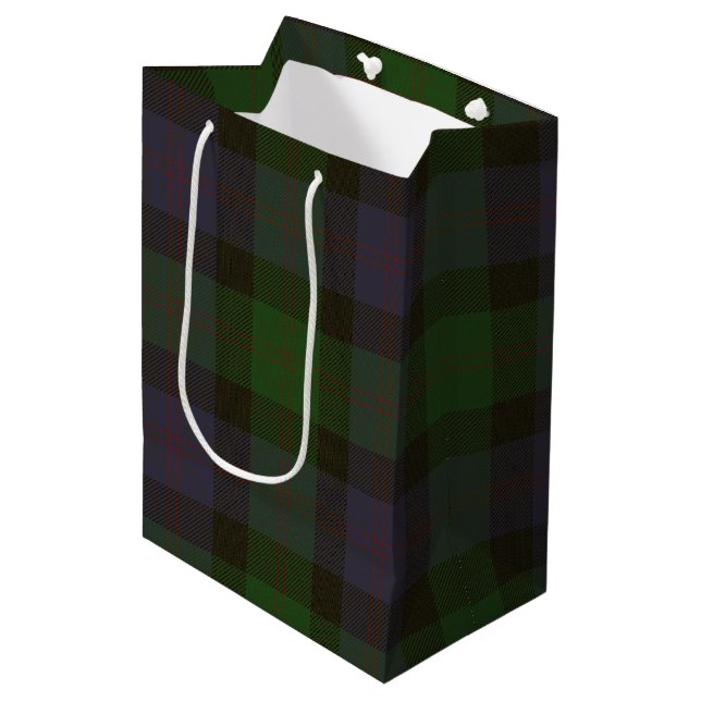 Sac Cadeau Moyen Blair Tartan (Devant Angle)