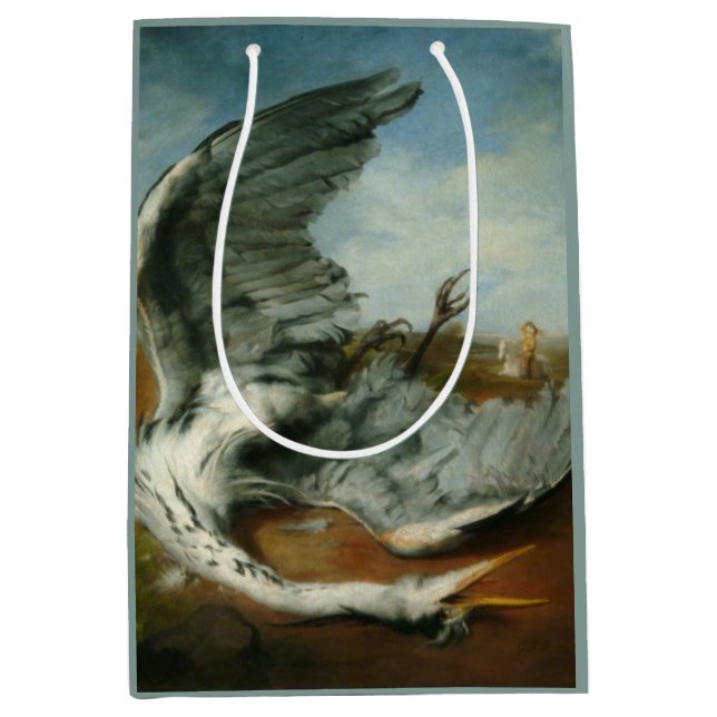 Sac Cadeau Moyen Blessé Heron (par George Frederick Watts) (Devant)