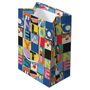 Sac Cadeau Moyen Blocs de vérification de personnage LOONEY TUNES™