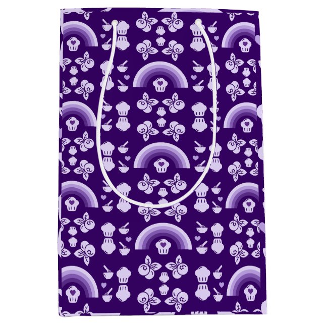Sac Cadeau Moyen Blueberry Muffin Baker (Devant)