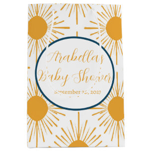 Sac Cadeau Moyen Boho Little Ray of Sun Baby shower neutre