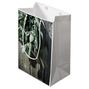 Sac Cadeau Moyen Bois de Grange frais coupé
