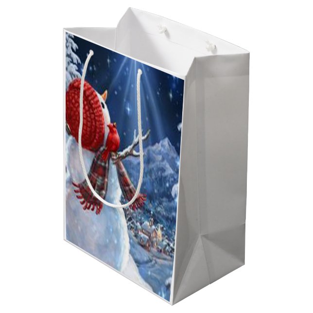 Sac Cadeau Moyen bonhomme (Dos Angle)