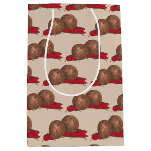 Sac Cadeau Moyen Boules de viande Marinara Restaurant italien Cuisi