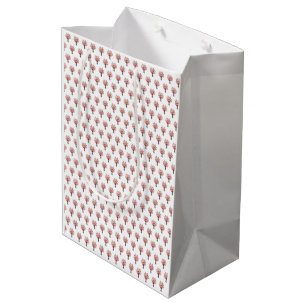 Sac Cadeau Moyen Bouquet de Sakura à l'aquarelle de fleurs de ceris