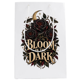 Sac Cadeau Moyen Bouquet floral de roses roses