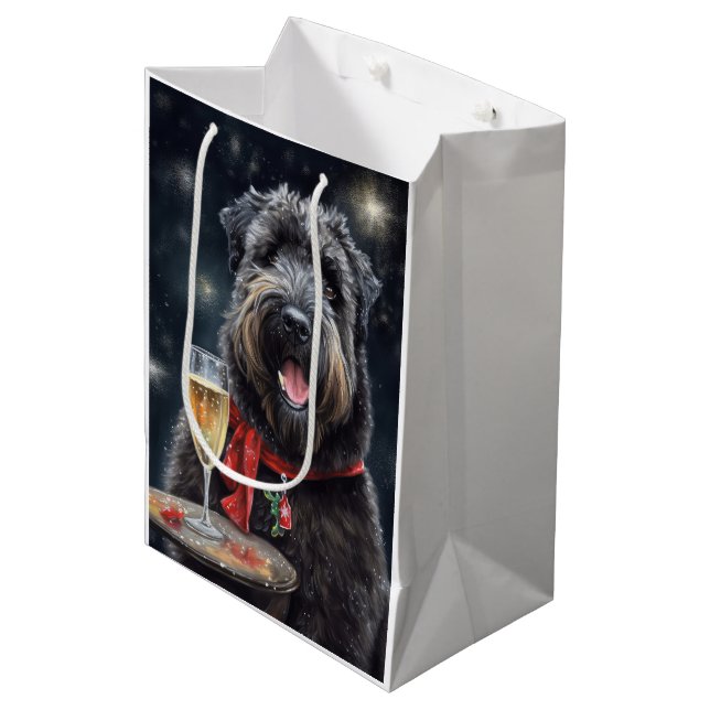 Sac Cadeau Moyen Bouvier des Flandres (Devant Angle)