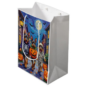 Sac Cadeau Moyen Bouvier des Flandres demande des friandises Hallow