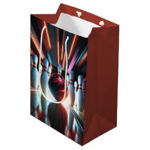 Sac Cadeau Moyen Bowling bal Anniversaire