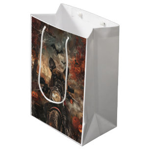 Sac Cadeau Moyen Boxeur à moto Halloween effrayant