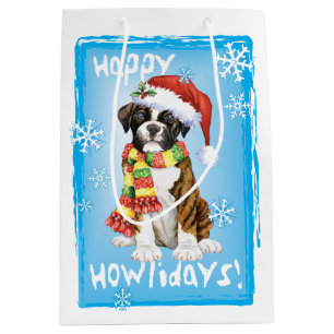 Sac Cadeau Moyen Boxeur heureux de Howlidays