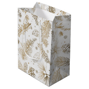 Sac Cadeau Moyen Branches et pins