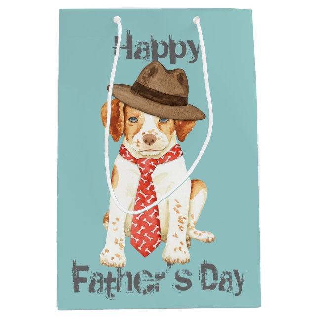 Sac Cadeau Moyen Brittany Papa (Devant)