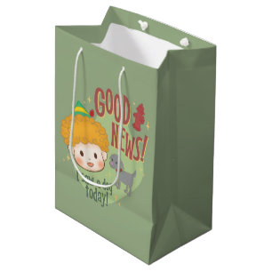 Sac Cadeau Moyen Buddy l'Elf Bonne Nouvelle ! J'ai vu un chien aujo