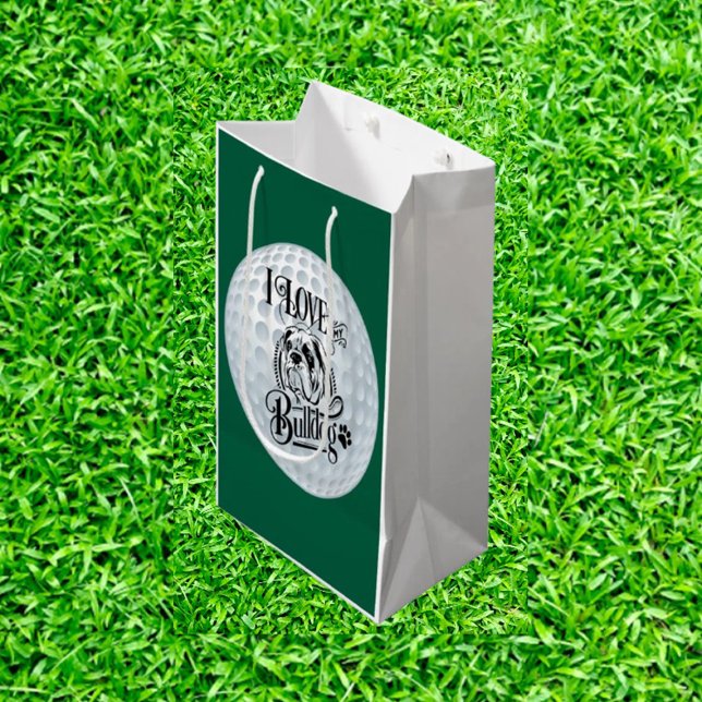 Sac Cadeau Moyen Bulldog Golf (I Love My Bulldog Golf: Unleash Your Passion on the Course!)