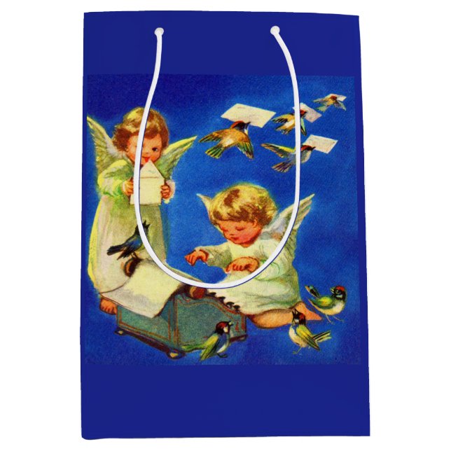 Sac Cadeau Moyen bureau de poste des anges (Devant)