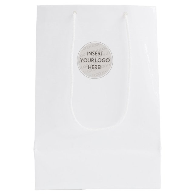 Sac Cadeau Moyen BUSINESS LOGO PACKAGING modern professional (Dos)