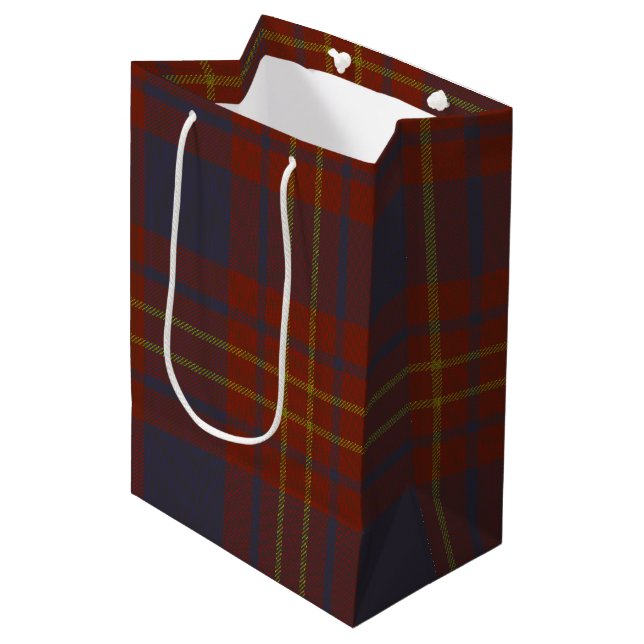 Sac Cadeau Moyen Butler Tartan (Devant Angle)