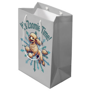 Sac Cadeau Moyen C’est Zoomie Time Poodle