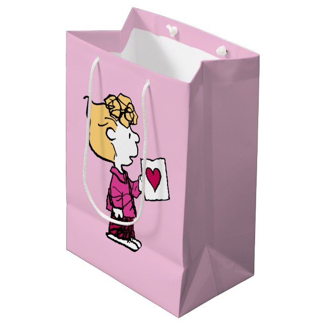 Sac Cadeau Moyen cacahuètes | Saint Valentin | Carte Sally Valentin (Devant Angle)