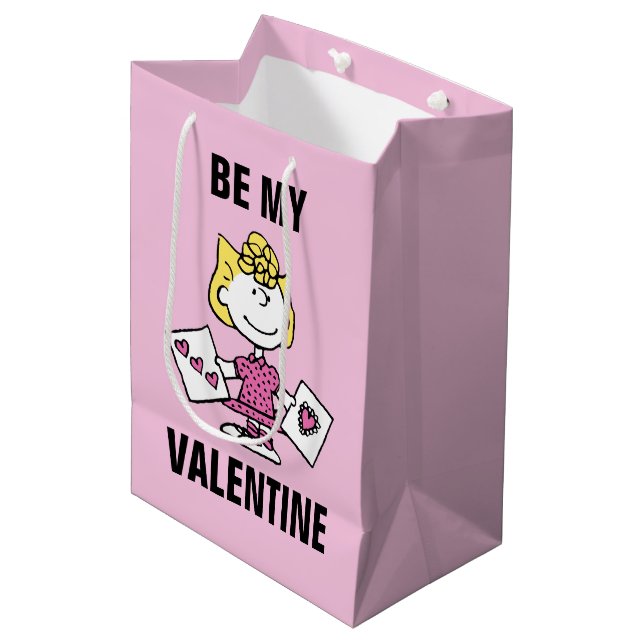 Sac Cadeau Moyen cacahuètes | Saint Valentin | Sally Valentines (Devant Angle)