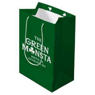 Sac Cadeau Moyen Cadeau de baseball Green Monsta Boston Green Monst