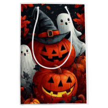Cadeau de fantômes et de citrouilles mignons d'Hal