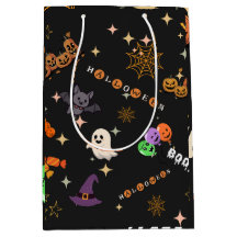 Cadeau de motif effrayant de doodles de Halloween 