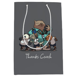 Sac Cadeau Moyen Cadeau de remerciement pour l'entraîneur de wombat