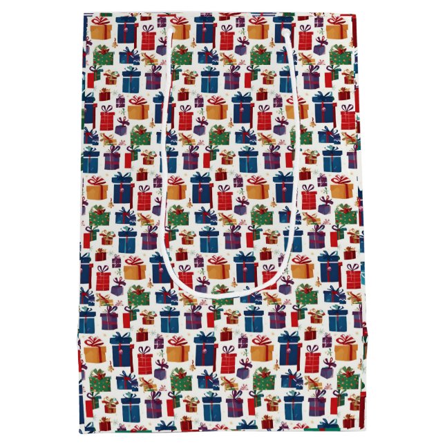 Sac Cadeau Moyen Cadeaux Galore multicolore (Dos)