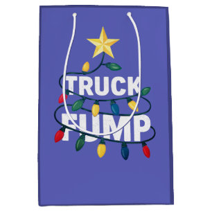 Sac Cadeau Moyen Camion Fump Minimal Art Lumières De Noël Et Étoile