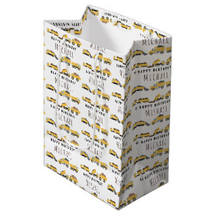 Sac Cadeau Moyen Camions de construction Camions de construction No