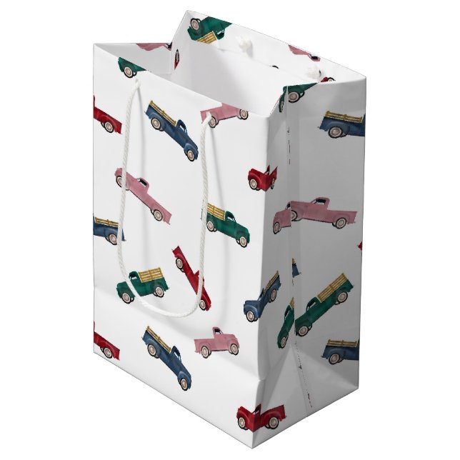 Sac Cadeau Moyen Camions de ramassage Véhicules mignons Transport d (Devant Angle)