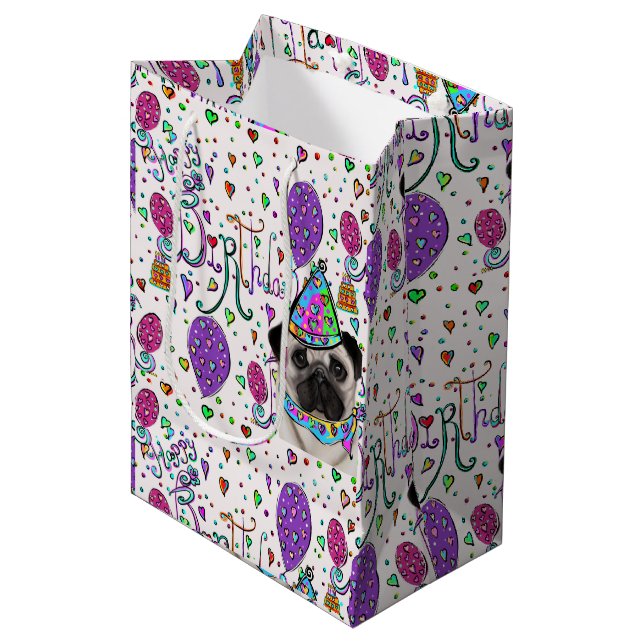 SAC CADEAU MOYEN CARLIN (Devant Angle)