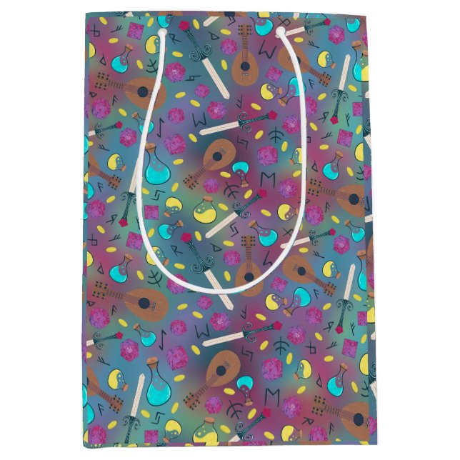 Sac Cadeau Moyen Cartes et tablettes (Devant)