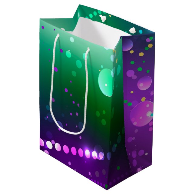 Sac Cadeau Moyen Carthagène Solive Purple (Devant Angle)