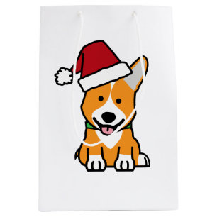 Sac Cadeau Moyen Casquette de Père Noël de Noël de Gallois de