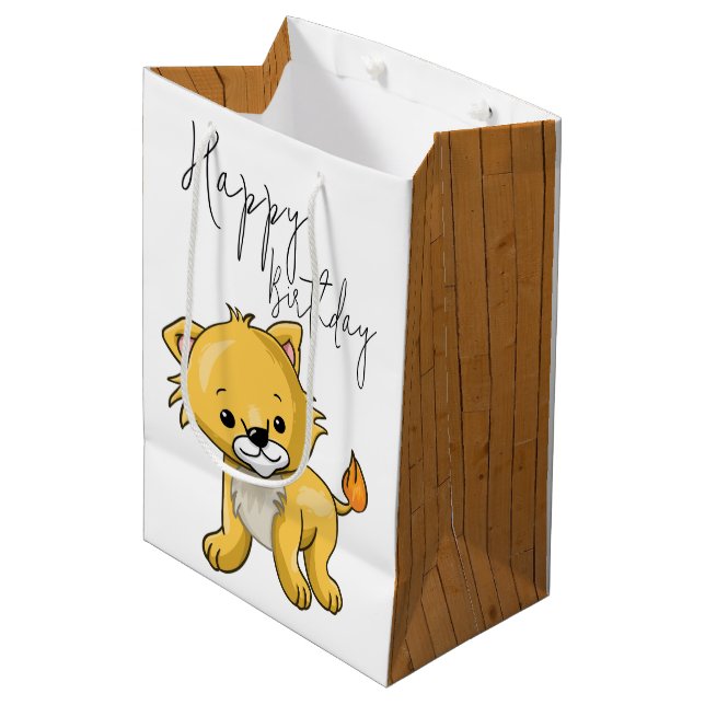 Sac Cadeau Moyen Cat (Devant Angle)